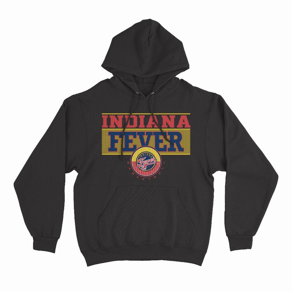 WNBA Indiana Fever Half Court Black Hoodie